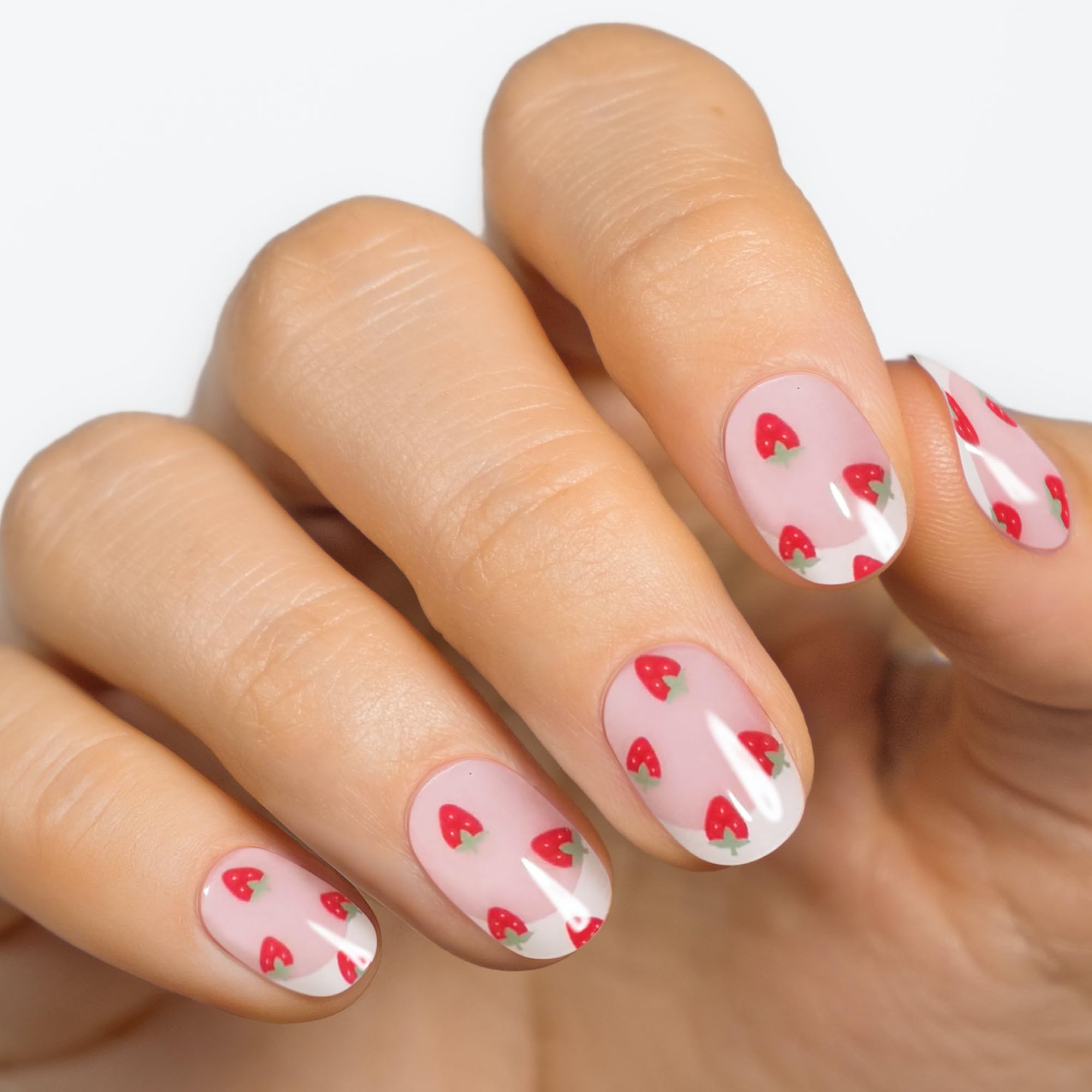 MOYOU LONDON Semi Cured Gel Nail Strips - 20 Pcs. Nail Wraps for Salon-Quality Manicure - Works with Any UV Nail Lamp - Easy to Apply, Trim, & Remove Gel Nail Stickers - Image 2