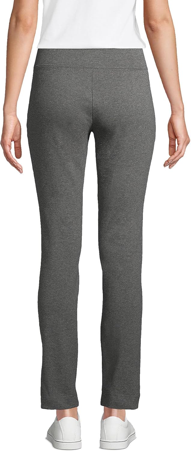 Lands' End Women's Starfish Mid Rise Slim Leg Pants - Image 2