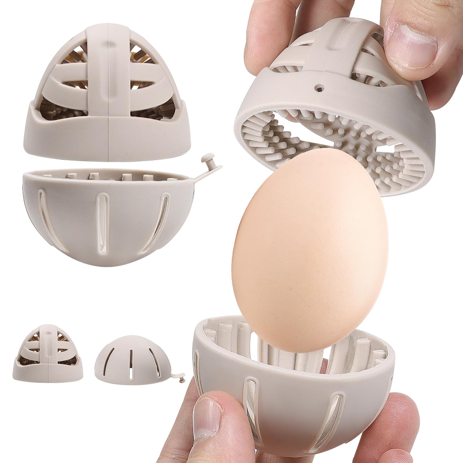 Silicone Egg Brush Cleaner, Multipurpose Vegetable and Fruit Scrubber Tool for Fresh Eggs, Egg Washer Cleaning Brush, Egg Cleaner for Fresh Eggs