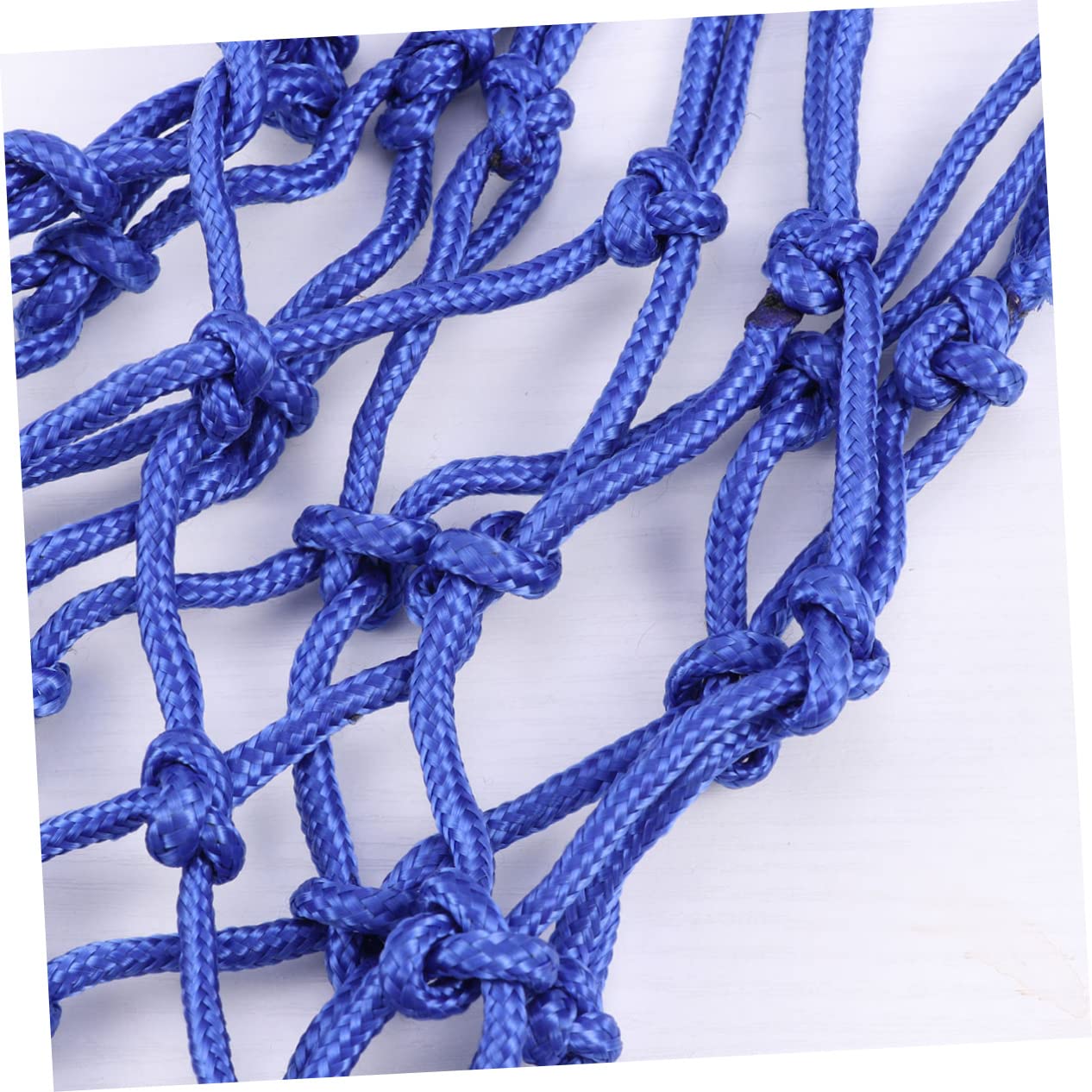 GOOHOCHY 6pcs Blue Nylon Drawstring Bag Ball Basketball Drawstring Mesh Bag Basketball Net