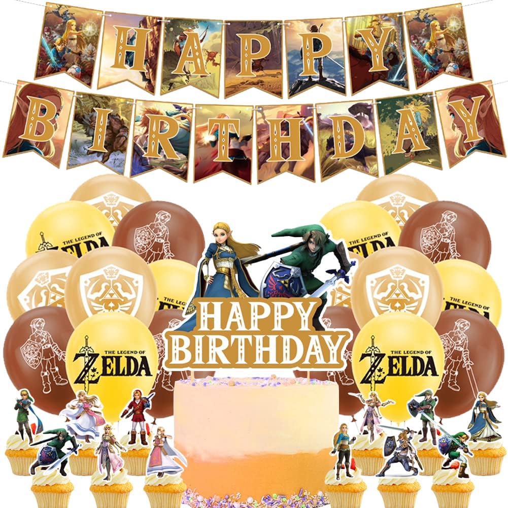 Hilloly Legend of Zelda Birthday Party Supplies The Legend of Zelda