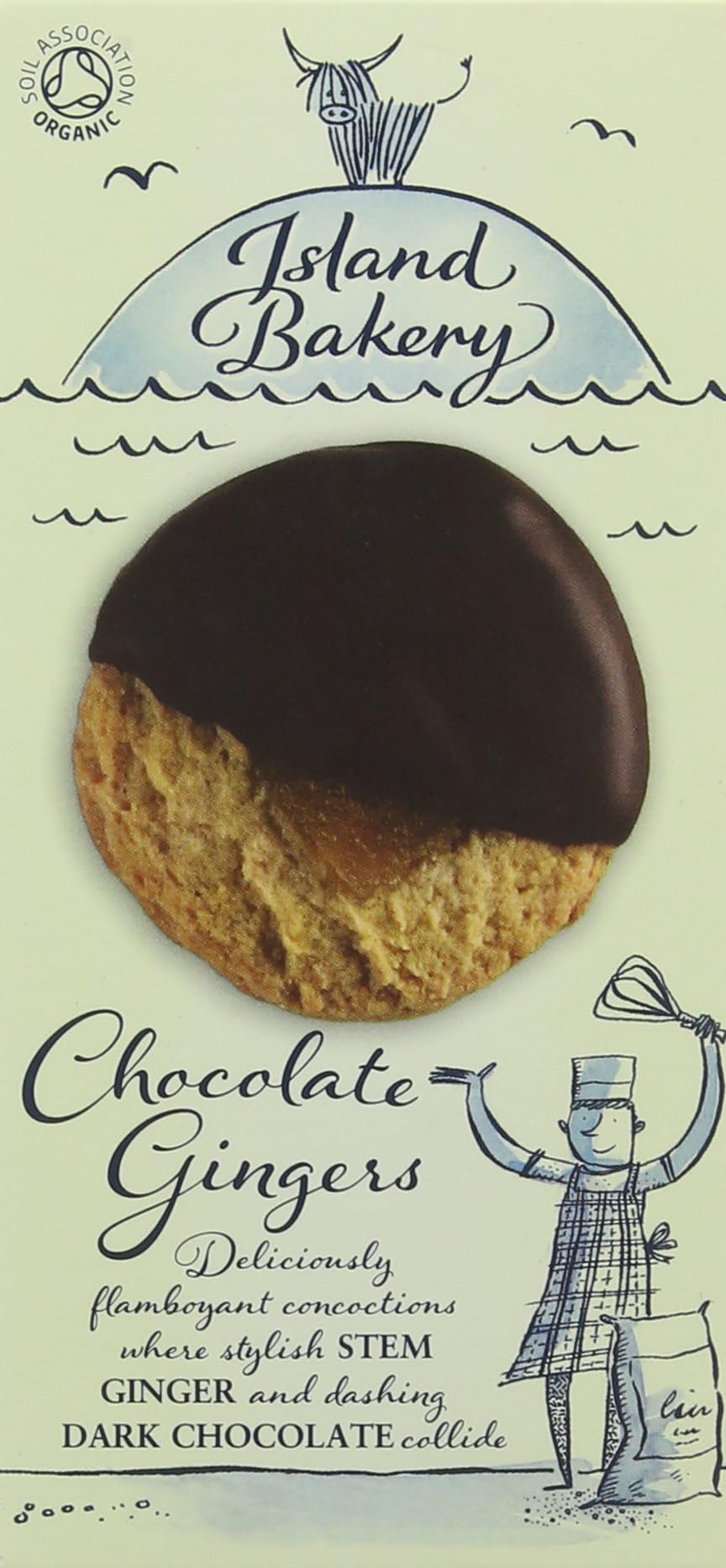 Island Bakery Organic Chocolate Gingers 133 g (Pack of 3)