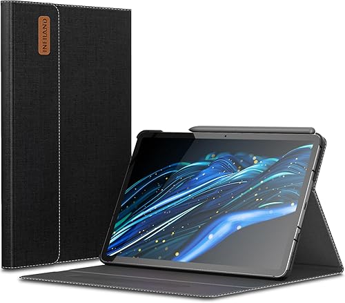 Miniatura 12 de INFILAND Funda para Samsung Galaxy Tab S10 Lite/10 FE/ S9 FE 5G 10.9 pulgadas/Tab S9 11 pulgadas, Cubierta Ultra Delgada Multi-Ángulo con Soporte