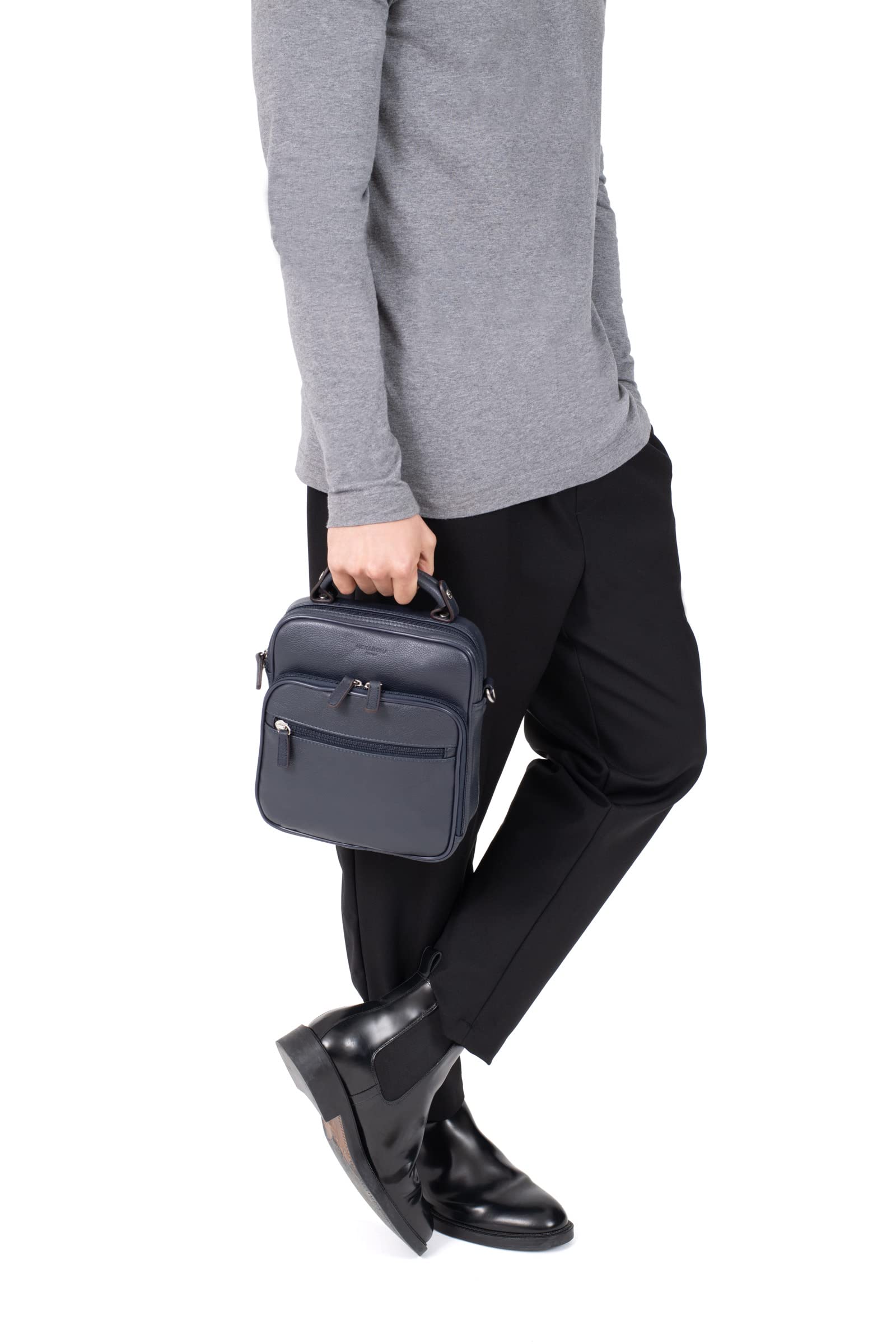 Hexagona Unisex Adultos 461832 Handtasche, Noir