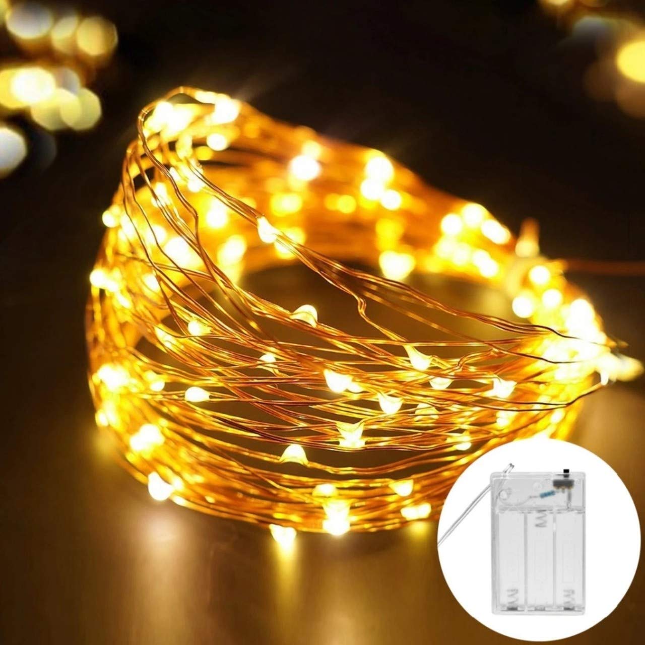Battery Operated Rice Lights USB Powered Smart Fairy String Lights