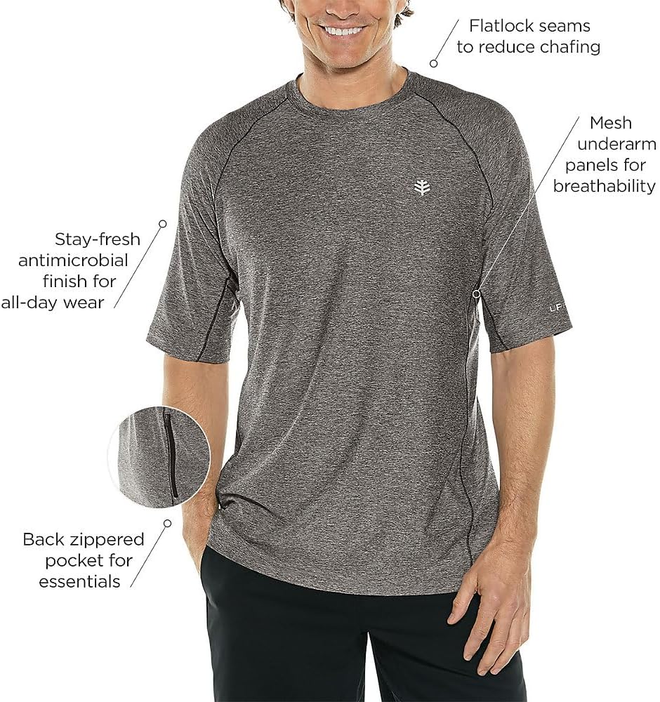 Orlebar Brown - Bray Tech-Jersey Half-Zip Rash Guard - Gray Orlebar Brown