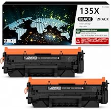 APRONE 135X W1350X Toner Cartridges with Chip, Compatible with HP 135X W1350X 135A W1350A, for HP LaserJet M209 M209dw MFP M234 M234dw M234sdw M234sdn, High Yield 2400 Pages, 2 Pack Black