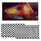 Ongfuwu 2PCS Heart Pattern Car Tail Light Stickers, 18.9