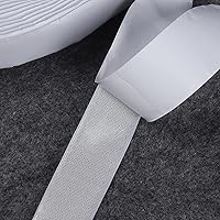 Vista 5 de Cinta de velcro autoadhesiva blanca de 0.75 pulgadas x 82 pies - Cinta de sujeción con respaldo adhesivo para papelería y uso doméstico