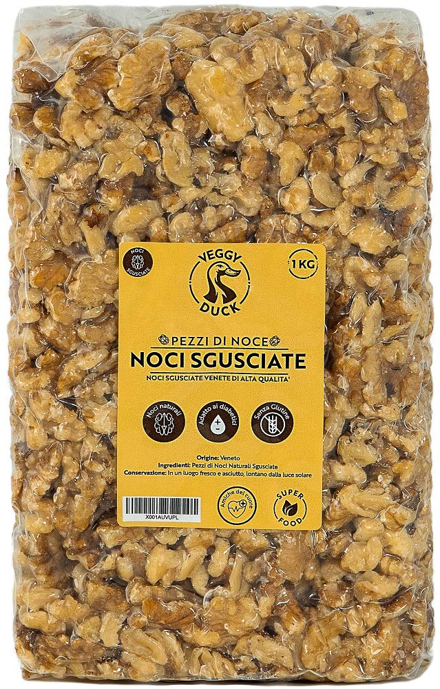 Veggy Duck - Nueces Naturales Sin Cascara (1Kg) - Origen Italia | Sin Sal