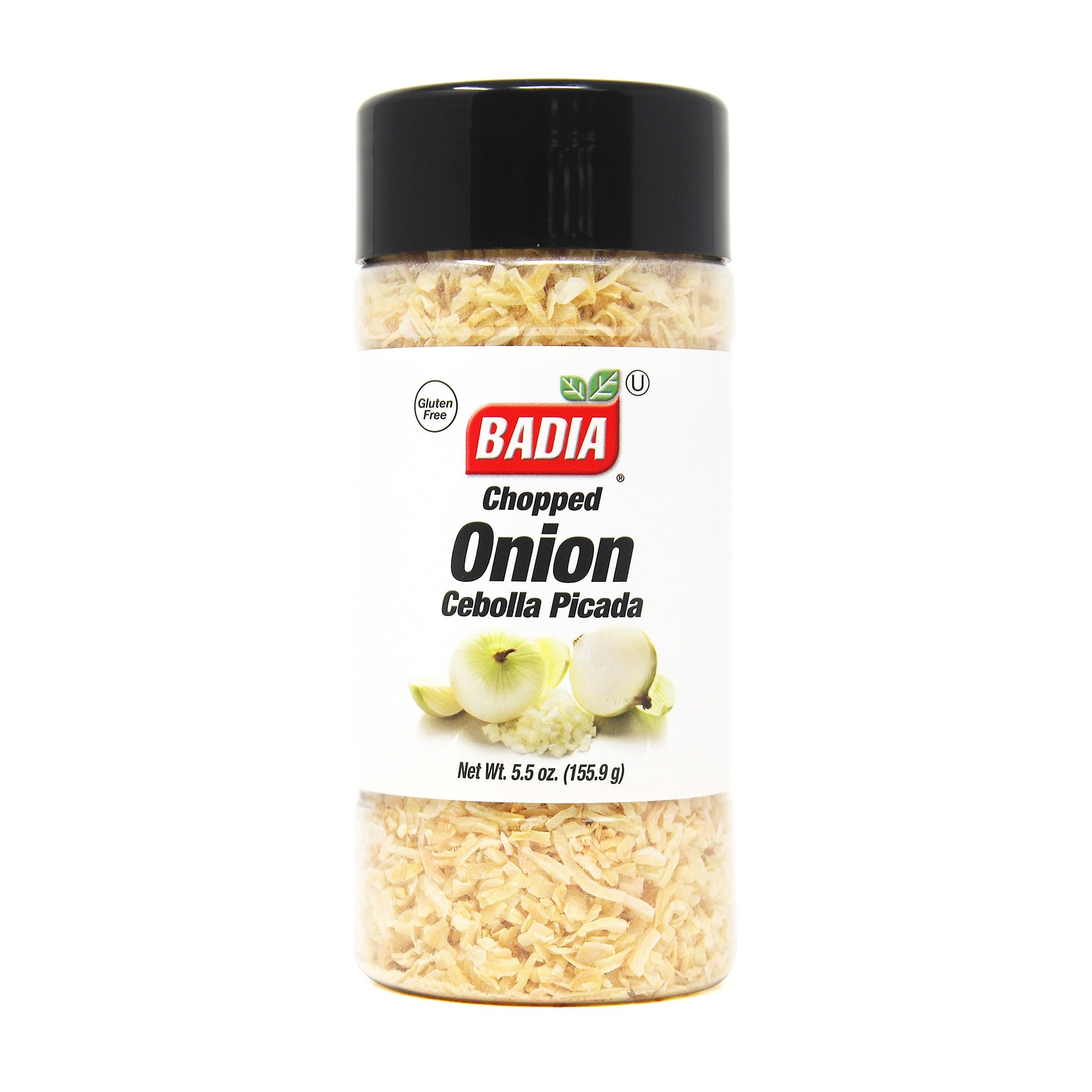 Badia Chopped Onion, 5.5 oz – Convenient Flavorful Onion Flakes for Cooking & Seasoning