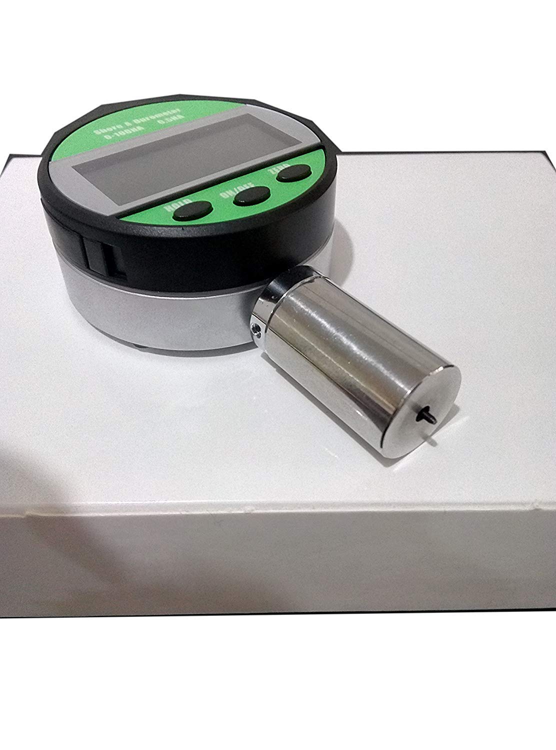 Digital Shore A Hardness Tester Meter Shore A Durometer 0 to 100HA for Leather Wax Rubber Polygrease Handhold Rubber Durometer