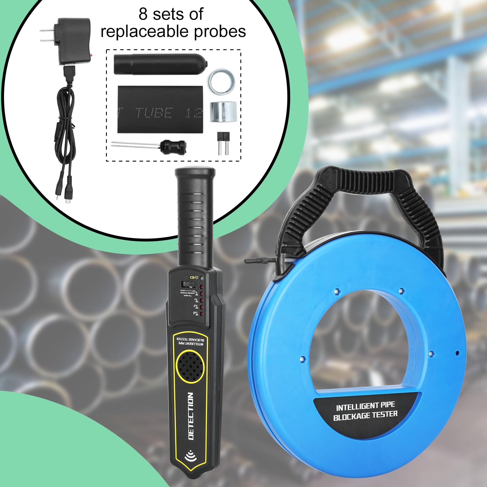 Pipe Locator Underground Pipe Blockage Detector Locators Water Pipe