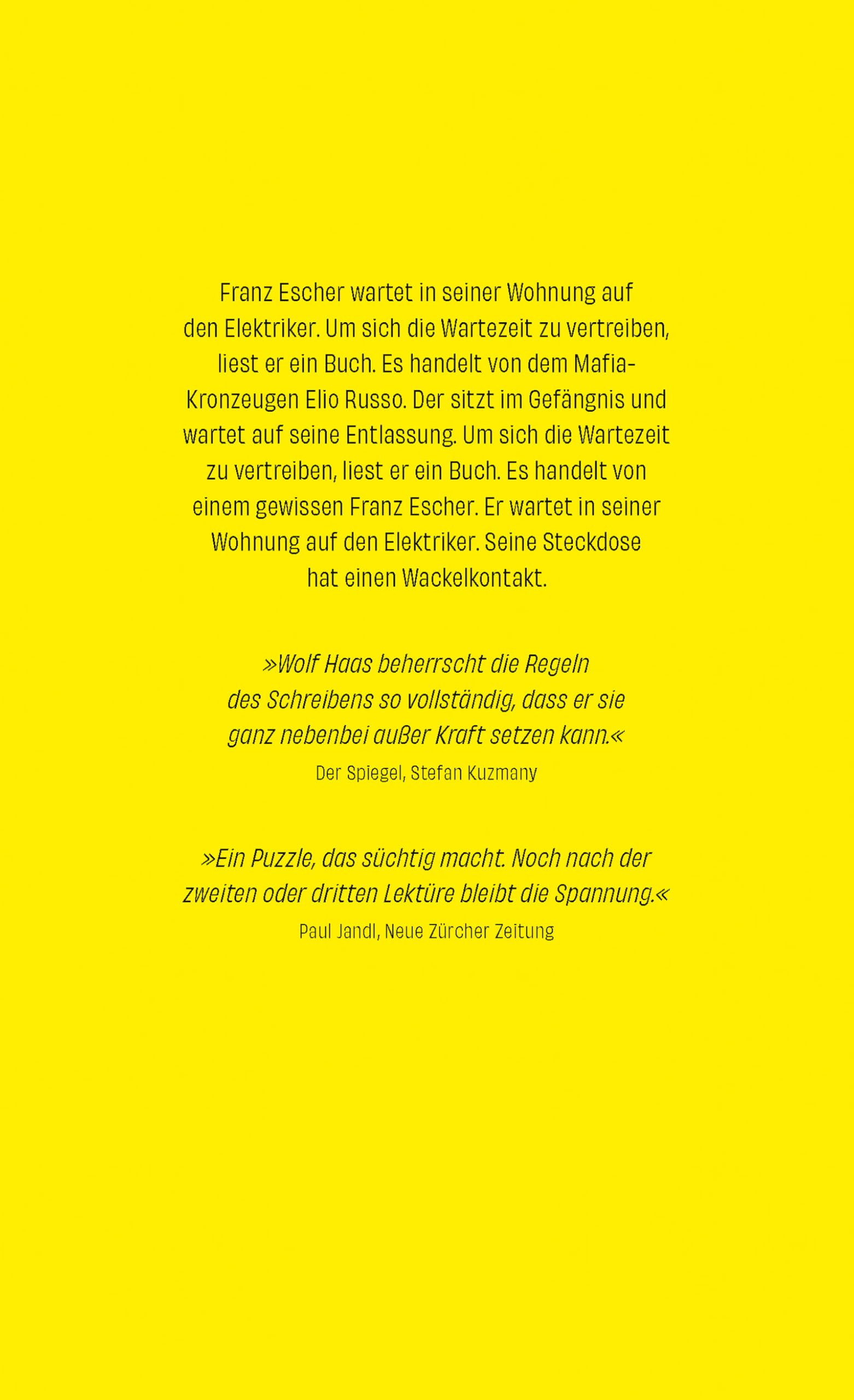 Wackelkontakt: Roman