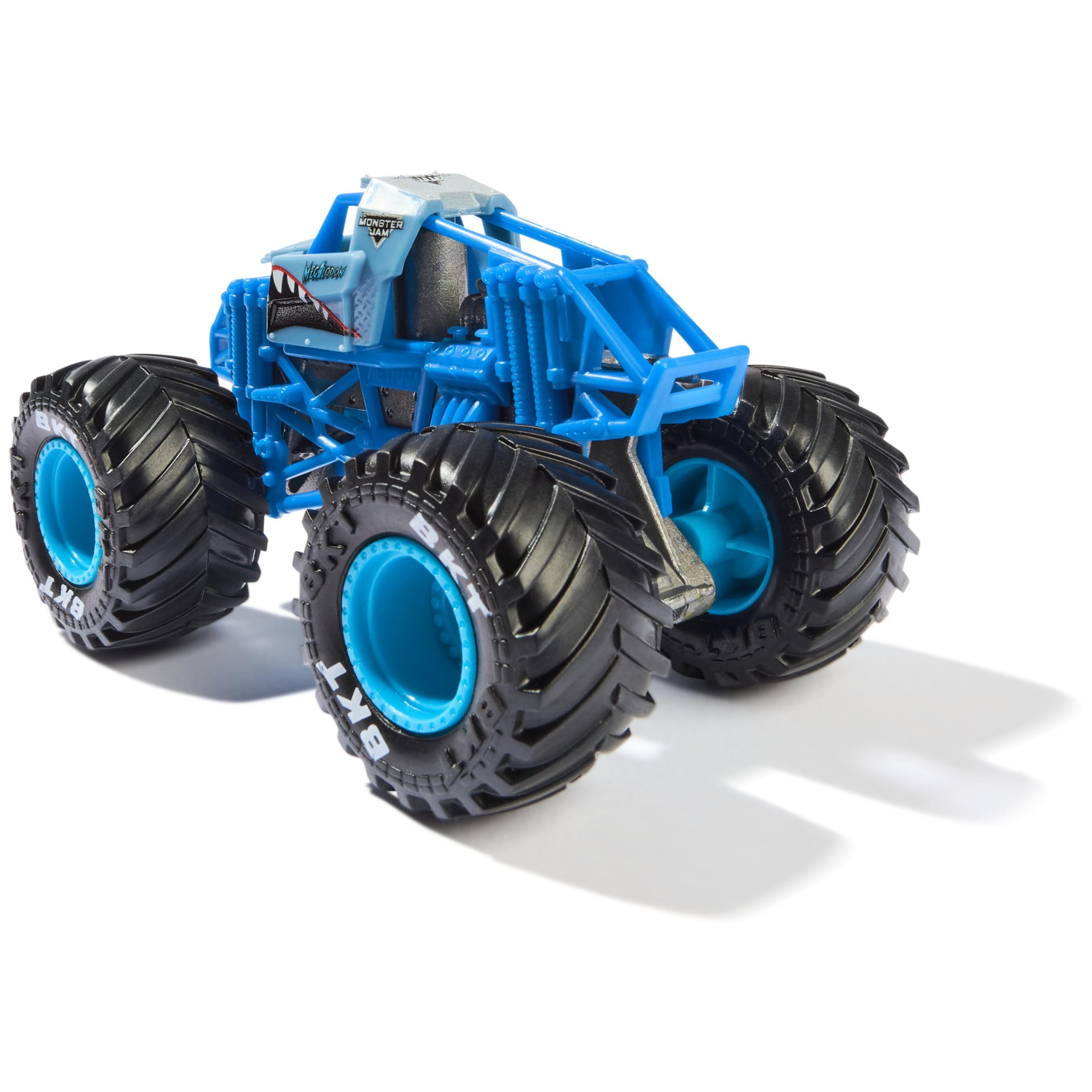 Monster Jam, Oficjalna Megalodon Monster Truck, pojazd odlewany ciśnieniowo, skala 1:64, zabawki dla dzieci w wieku od 3 lat