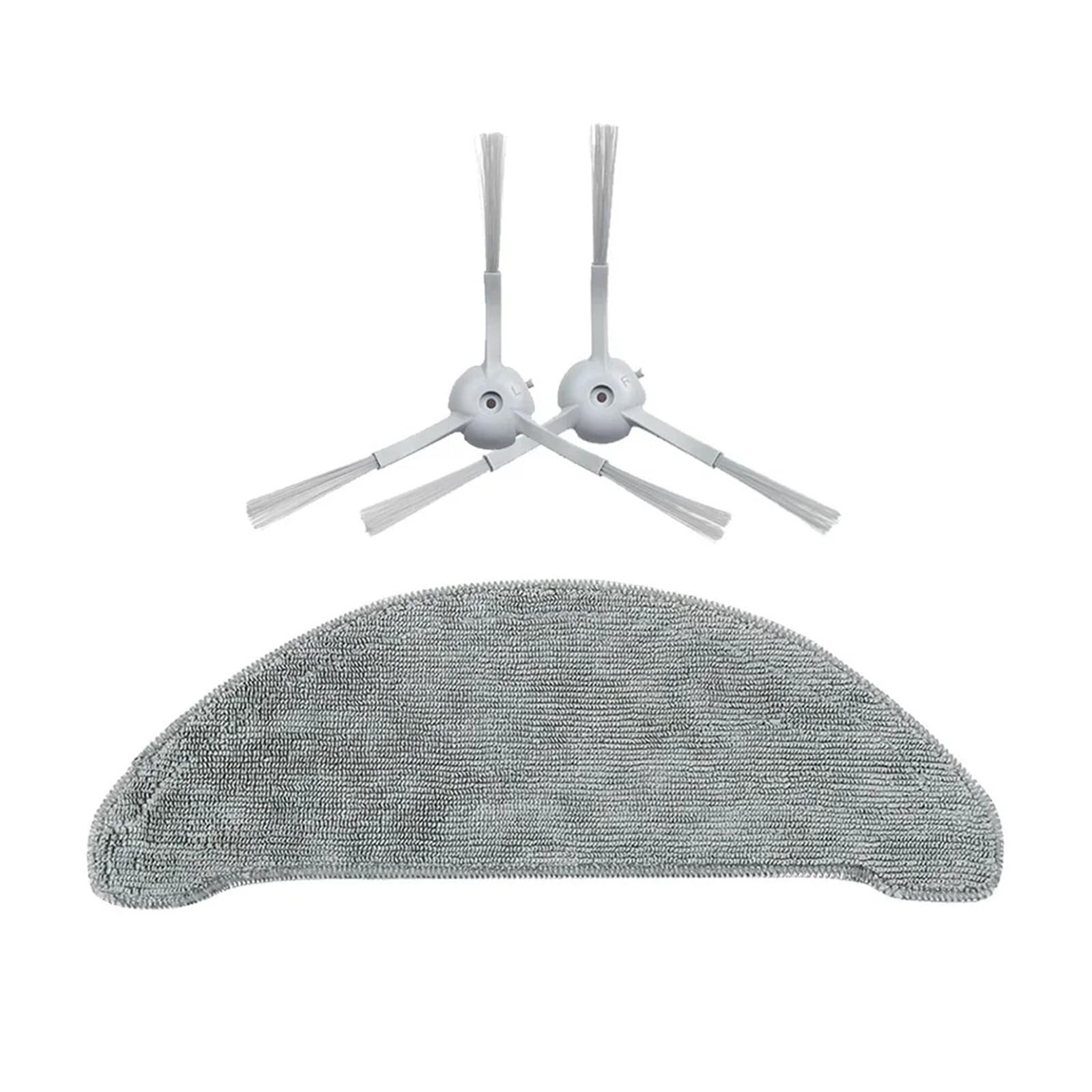 Compatible for Roidmi EVE Plus Cloth Side Brush Filter(Grey)