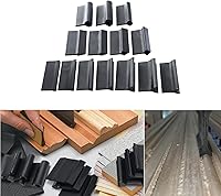 Vista 2 de 14 almohadillas de pulido de goma, contornos flexibles, bloque de lijado cóncavo convexo, soporte para papel de lija, herramientas de carpintería