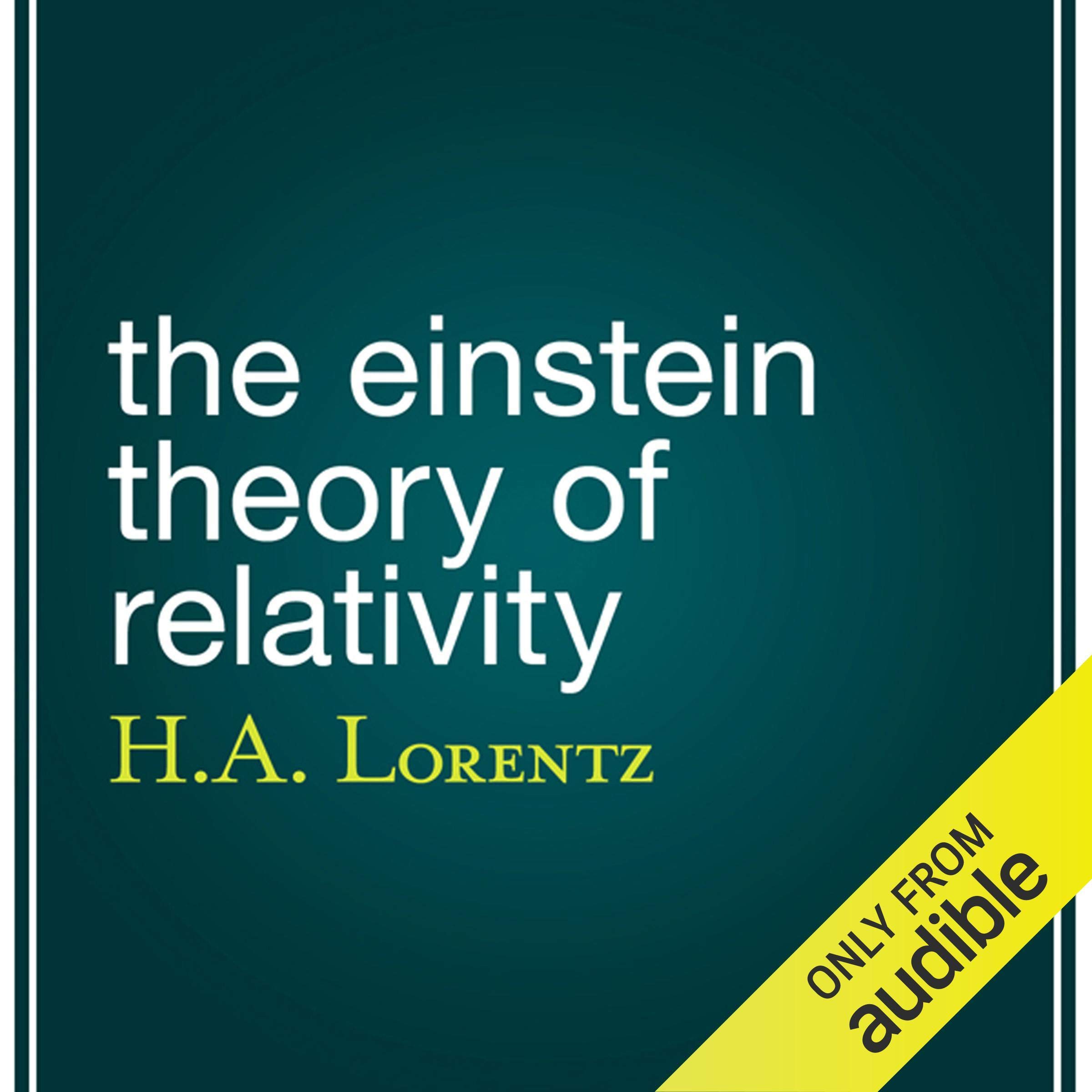 Cover art for The Einstein Theory of Relativity