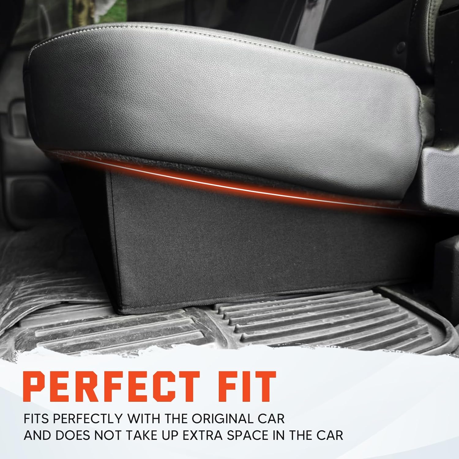 Foldable Under Seat Storage Organizer for 2019-2025 Chevy Silverado/GMC Sierra 1500 & 2020-2025 2500HD/3500HD - 600D Oxford Cloth Double & Crew Cab Underseat Waterproof Tool Box Accessory