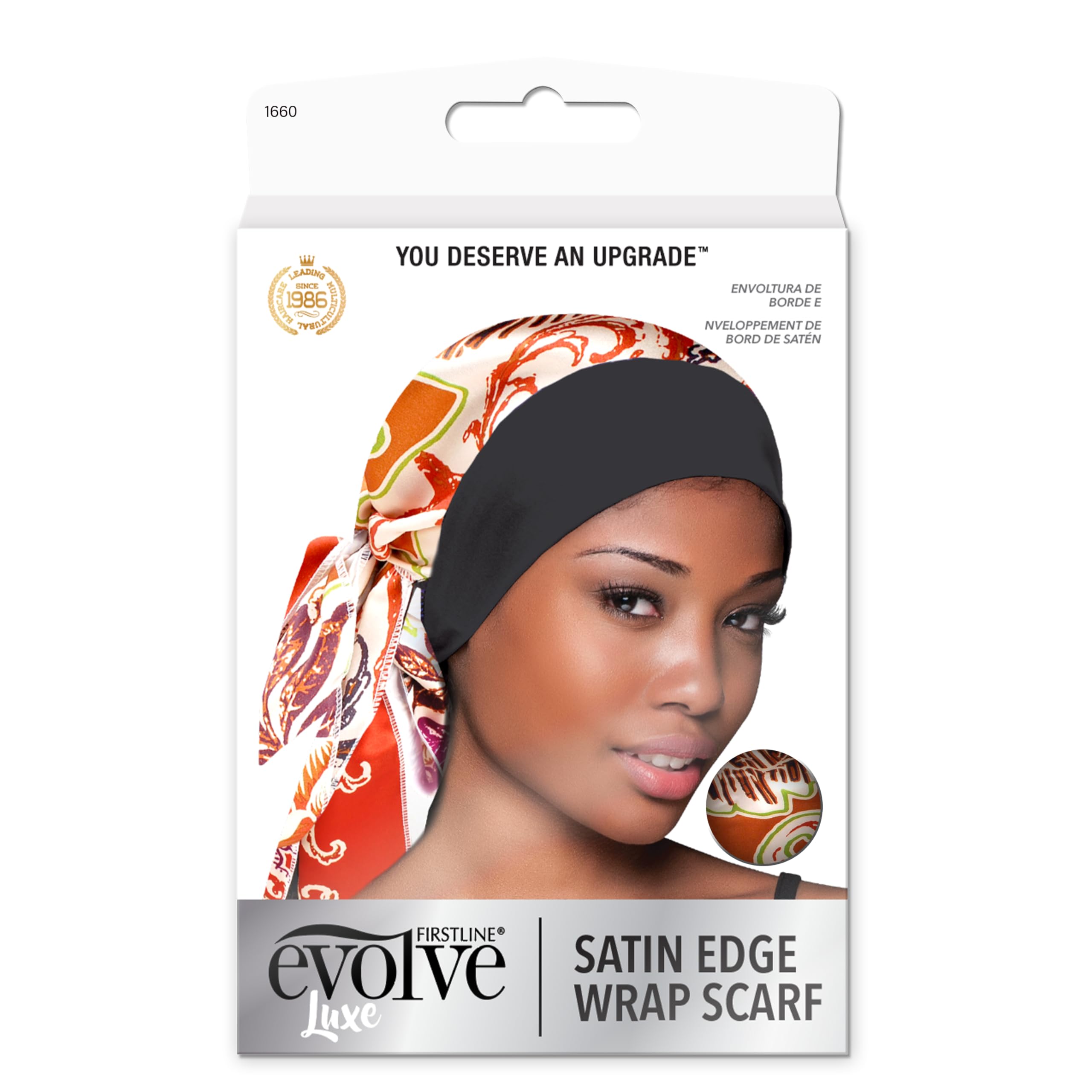 EvolveFIRSTLINE Evolve Exotics Satin MOROCCAN EDGE Scarf