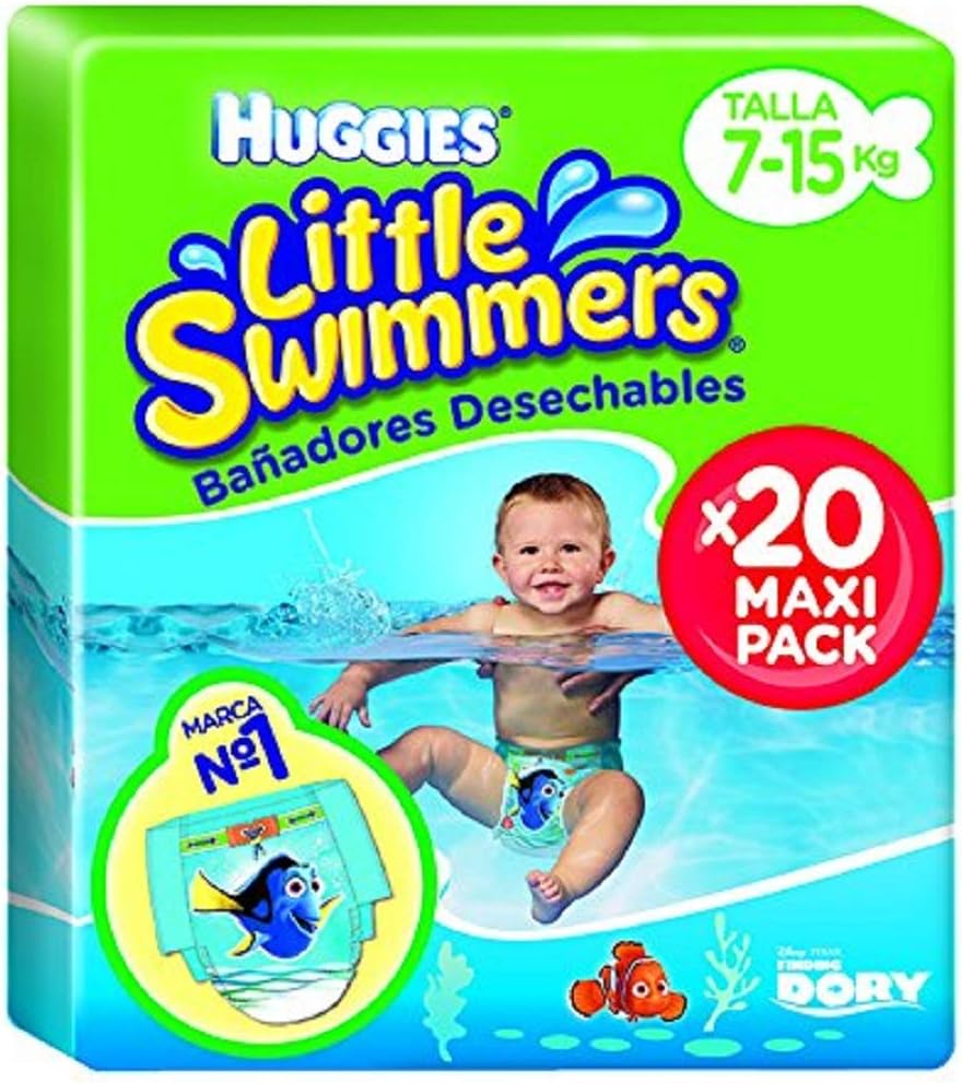 Huggies 2900251 Little Swimmers 20 Couches Maxi Pack Taille 3/4 715 kg