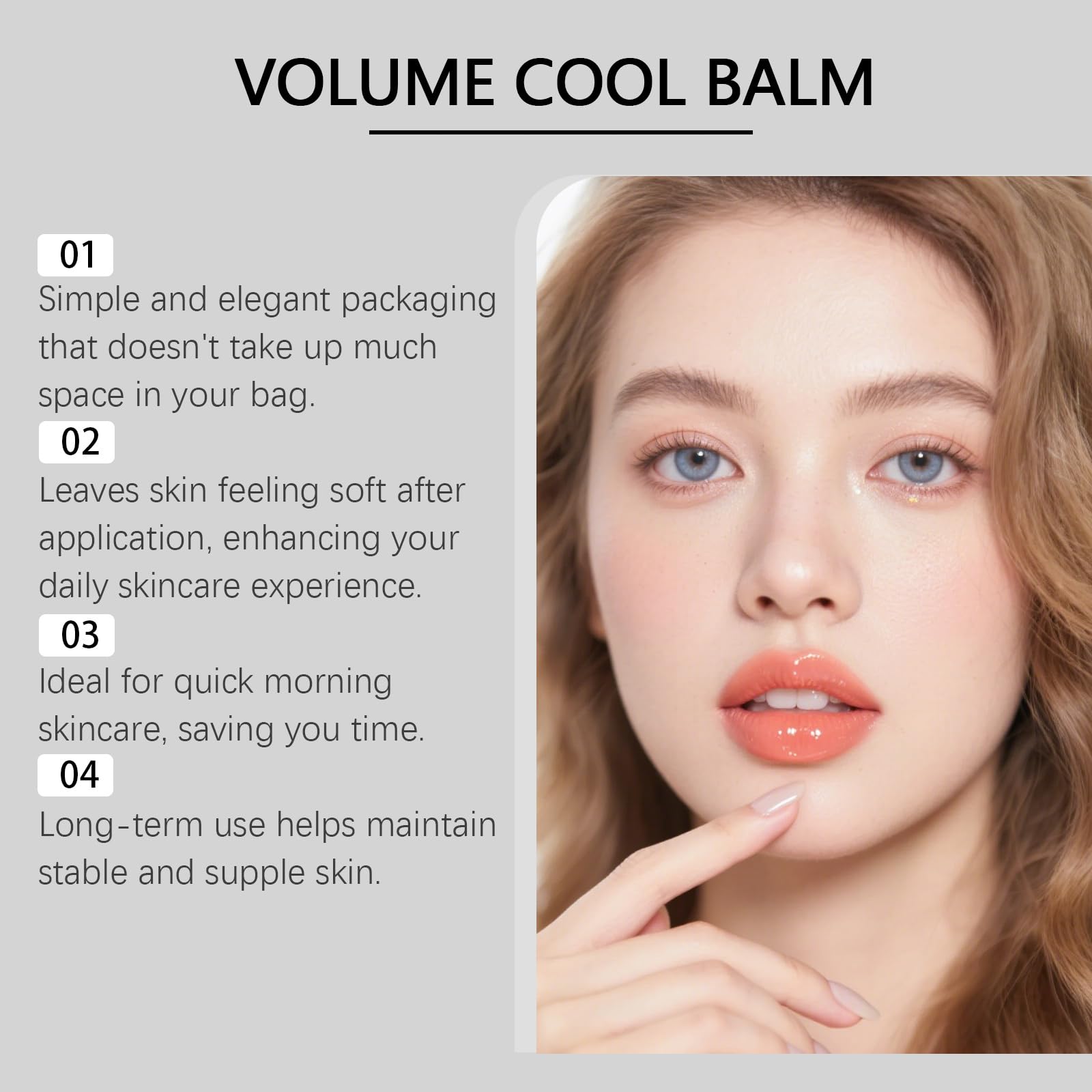 PDRNs Pink Collagen Volume Multi Balm Stick - Penna anti-rughe e idratante per viso, labbra, occhi, collo, base trucco, nutre intensamente per una pelle liscia e dall'aspetto sano