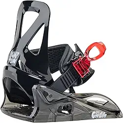 Burton Fixações De Snowboard Grom Disc Para Crianças, Pretas, M