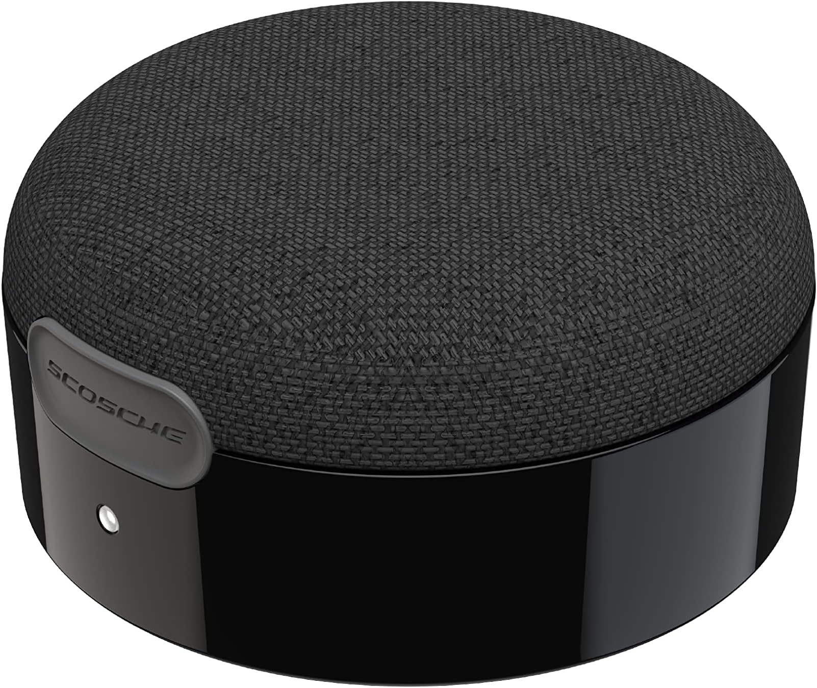 Scosche BTMSS-SP BoomCan MS Portable Magnetic True Wireless Bluetooth Speaker Compatible with MagSafe iPhone 16/15/14/13/12/Pro/Pro Max, Works with Any Android or Bluetooth Compatible Device, Black