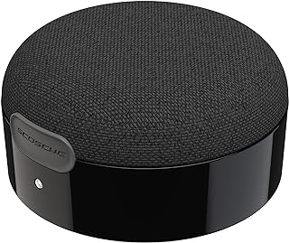 Scosche BTMSS-SP BoomCanâ„¢ MS Portable Magnetic True Wireless Bluetooth Speaker Compatible with MagSafe iPhone 12, 13 & 14 and Works with Any Android or Bluetooth Compatible Device (Black)