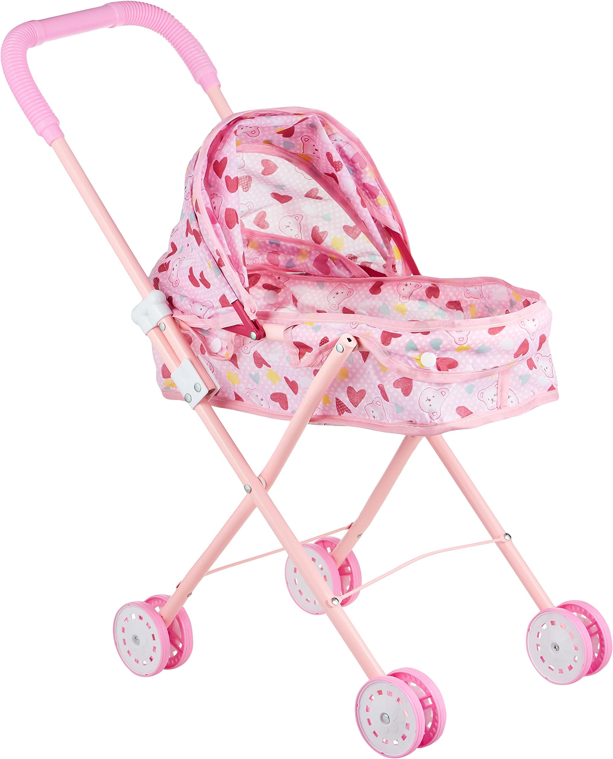 Mumoo Bear Baby Doll Stroller Doll High Chair Bouncer Crib Swing Doll Furniture Nursery Playset Role Pretend Play Toys For Boys Girls Above 4 Years (Stroller) , B07Nf9Bsdq