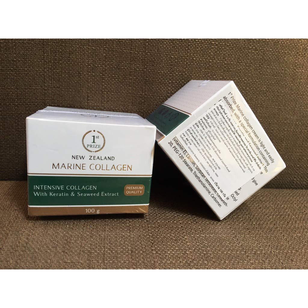 Marine Collagen Cream Intensive Collagen with Keratin & Seaweed Extract New Zealand 100g/3.52 Oz.