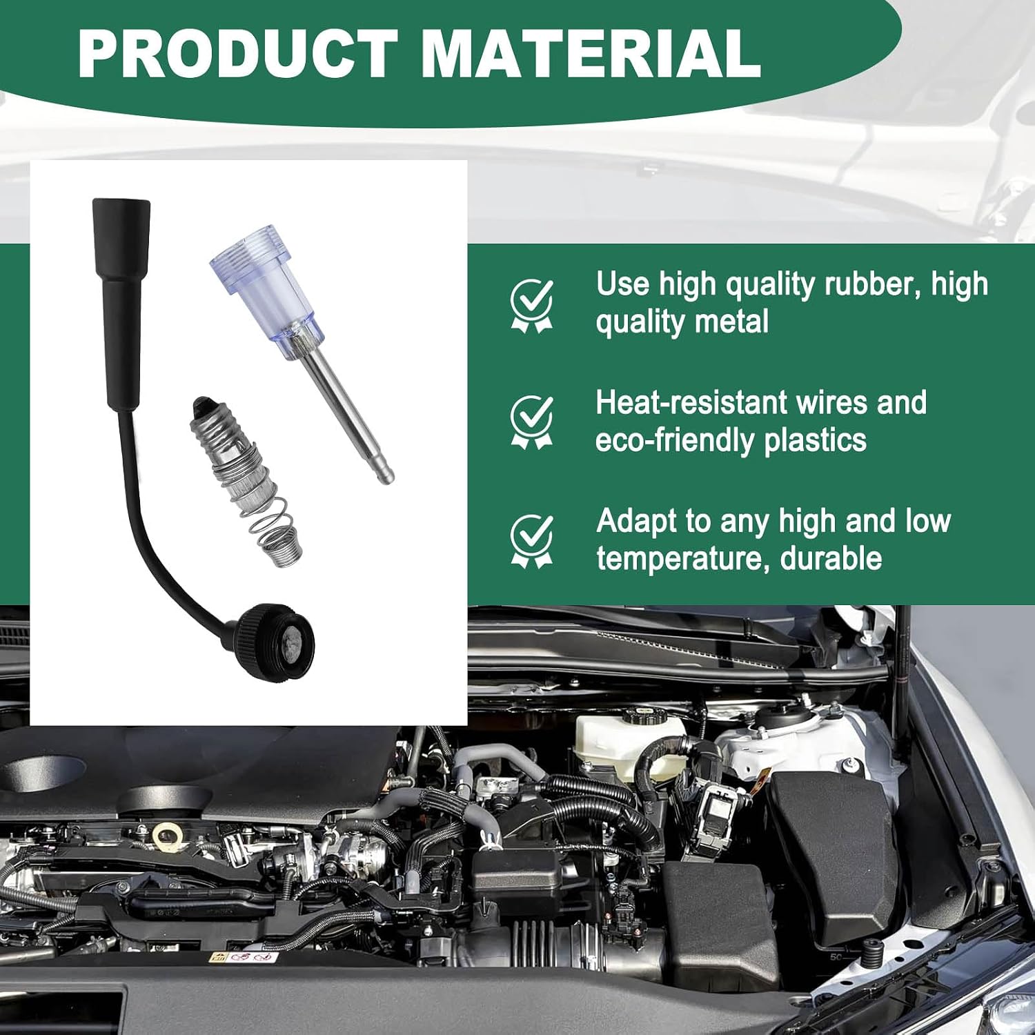 Inline Spark Plug Tester, Car Engine Ignition Coil/Plug-in Engine Ignition Tester, Small Armature Diagnostic Detector Tool for Automotive Car Lawnmower Small & Big Internal External Engines