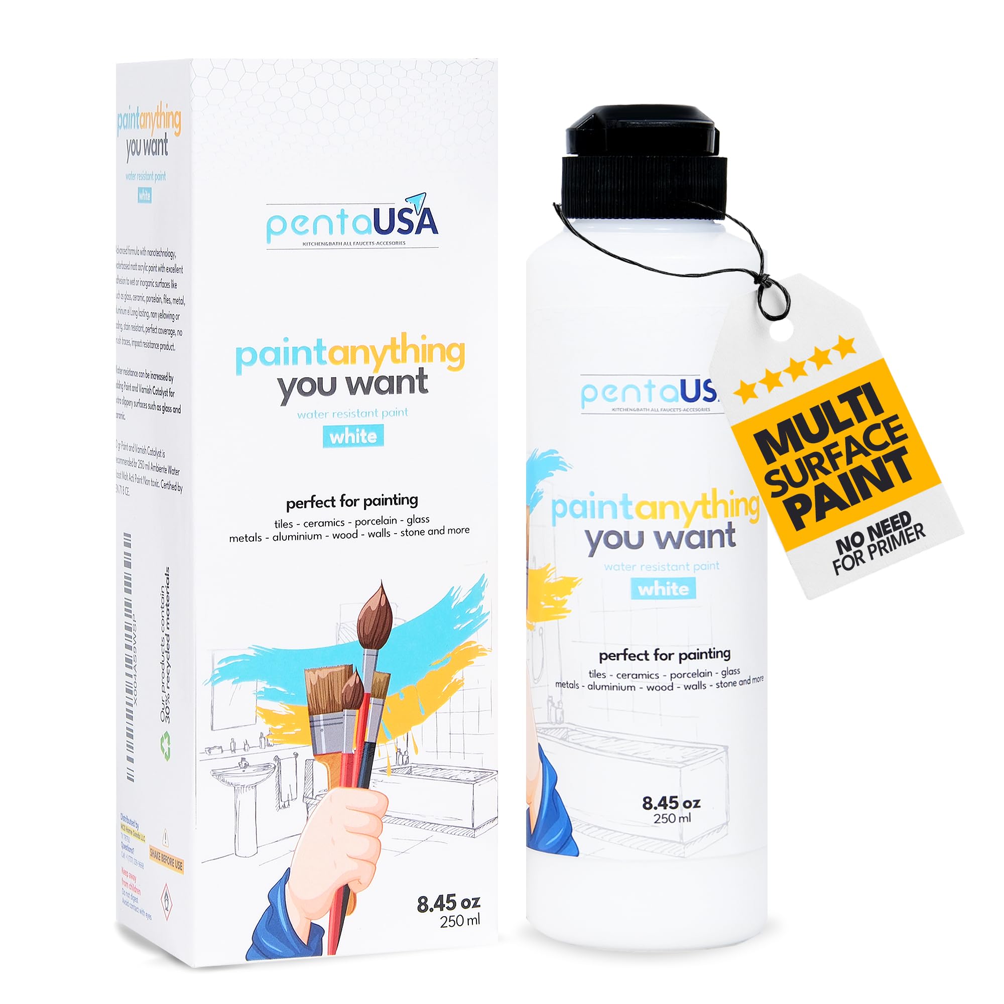 PENTAUSA All in One Paint - White 8.45oz