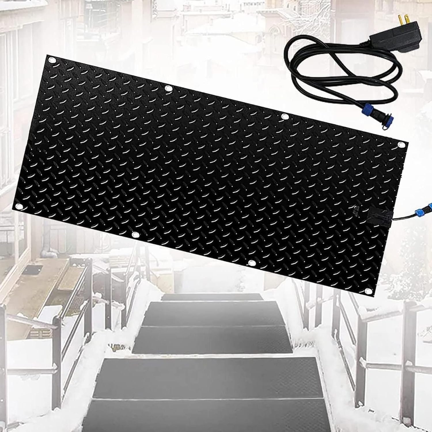 Heated Snow Melting Mats for Entrances, Home Residential Heated Walkway