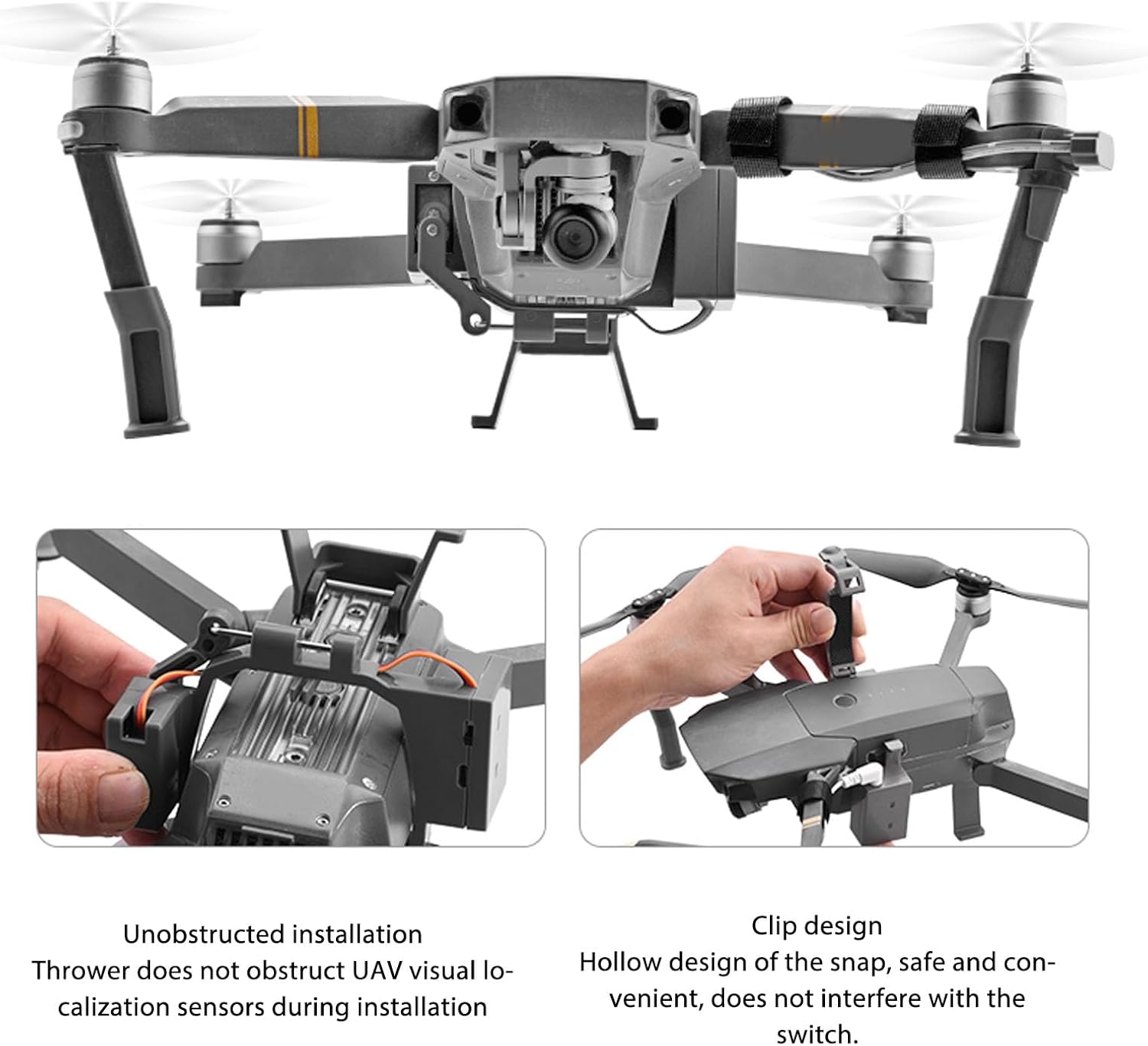 Drone System, for Pro Payload Release Dropping Device with Landing Gear, Easy to Assemble, Wide Range, Long Range, Multipurpose, for Advertising