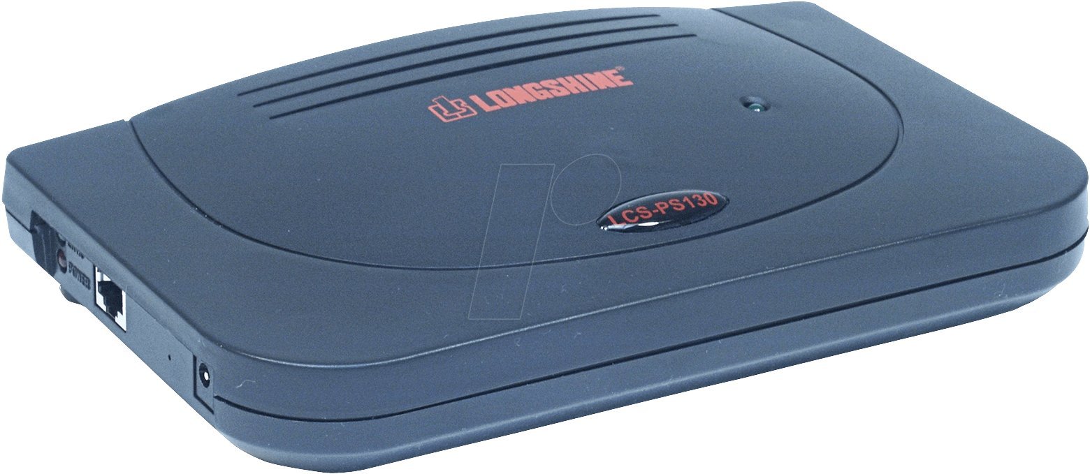 LCS-PS130 PrintServer (3-Port, RJ45)