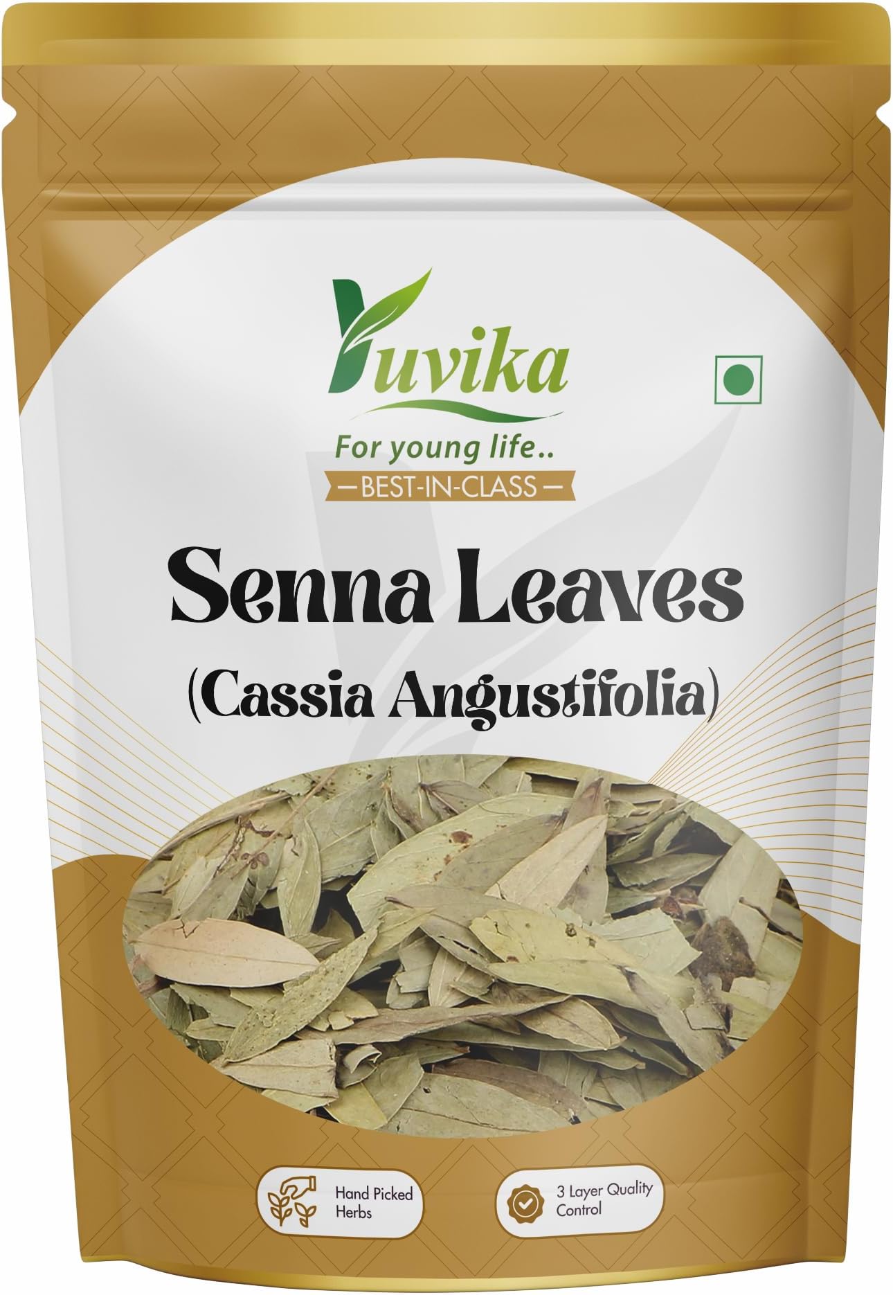 Senna Leaves - Sanay Leaves Spl. - Cassia Angustifolia - Senna Alexandrina 200 Grams