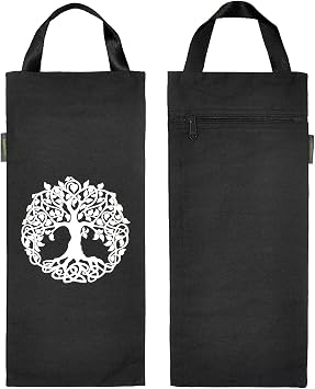 Yoga Sand Bag, Cotton Unfilled for Yogas, Weights & Resistance Training, Portable Weightlifting Sandbag
