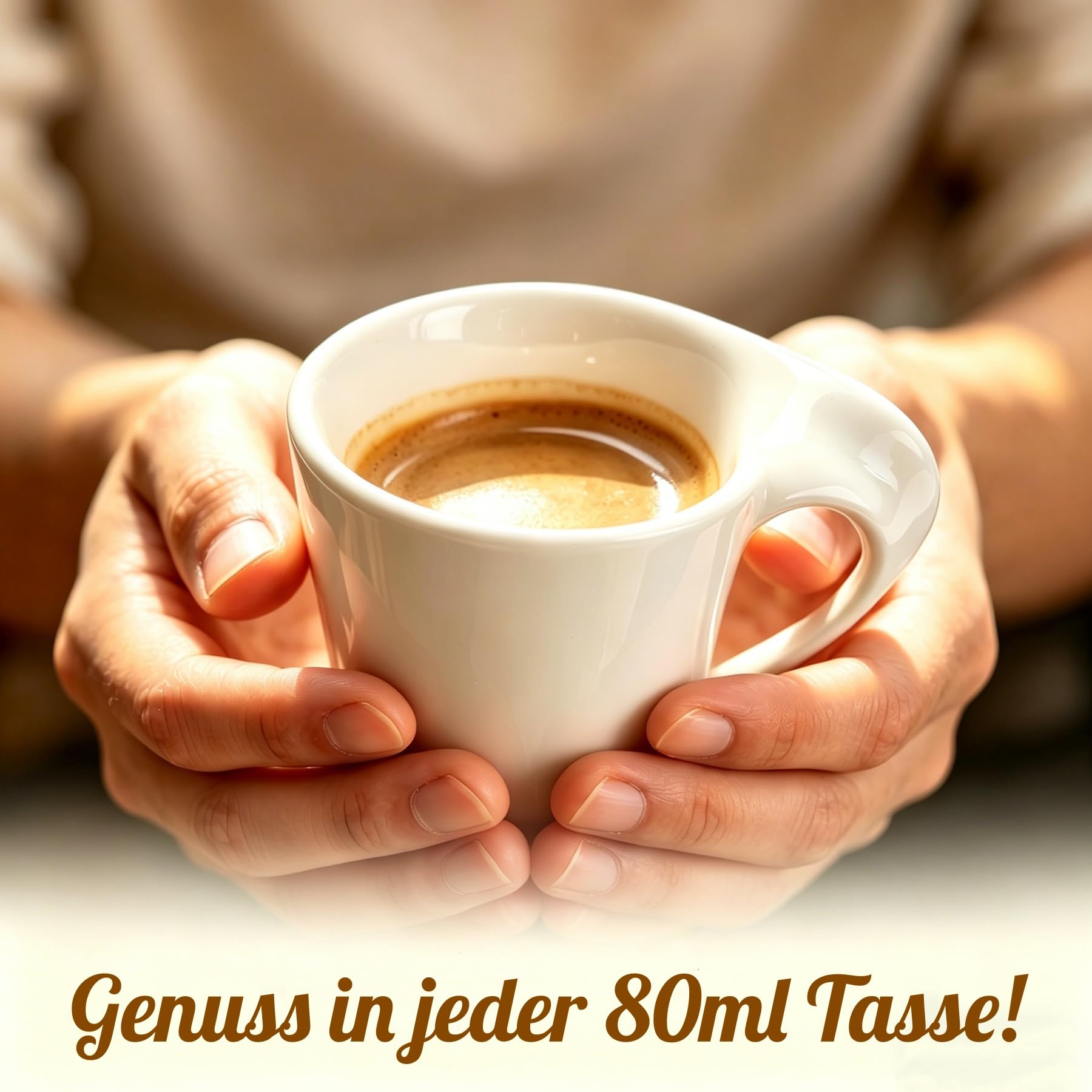 Lot de 6 Tasses Expresso à café avec soucoupes sur support, porcelaine, 80 ml, service à café pour 6 personnes tasse, a cafe avec support