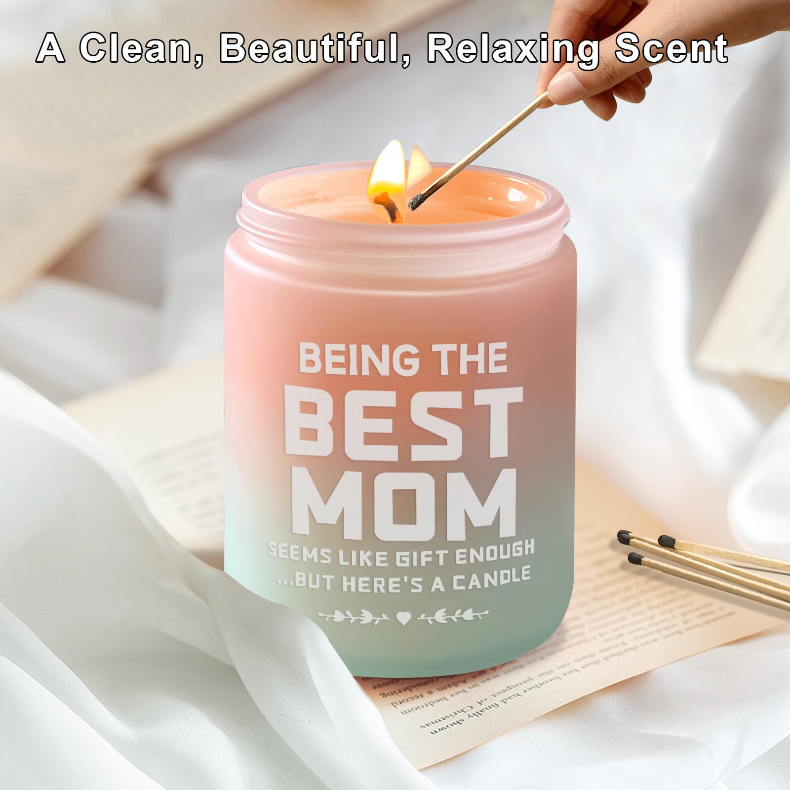 Gifts for Mom from Daughter, Son, Birthday Gifts for mom, Funny mom Gifts, Mothers Day and Christmas Gifts for Mom, 9Oz Lavender Candle