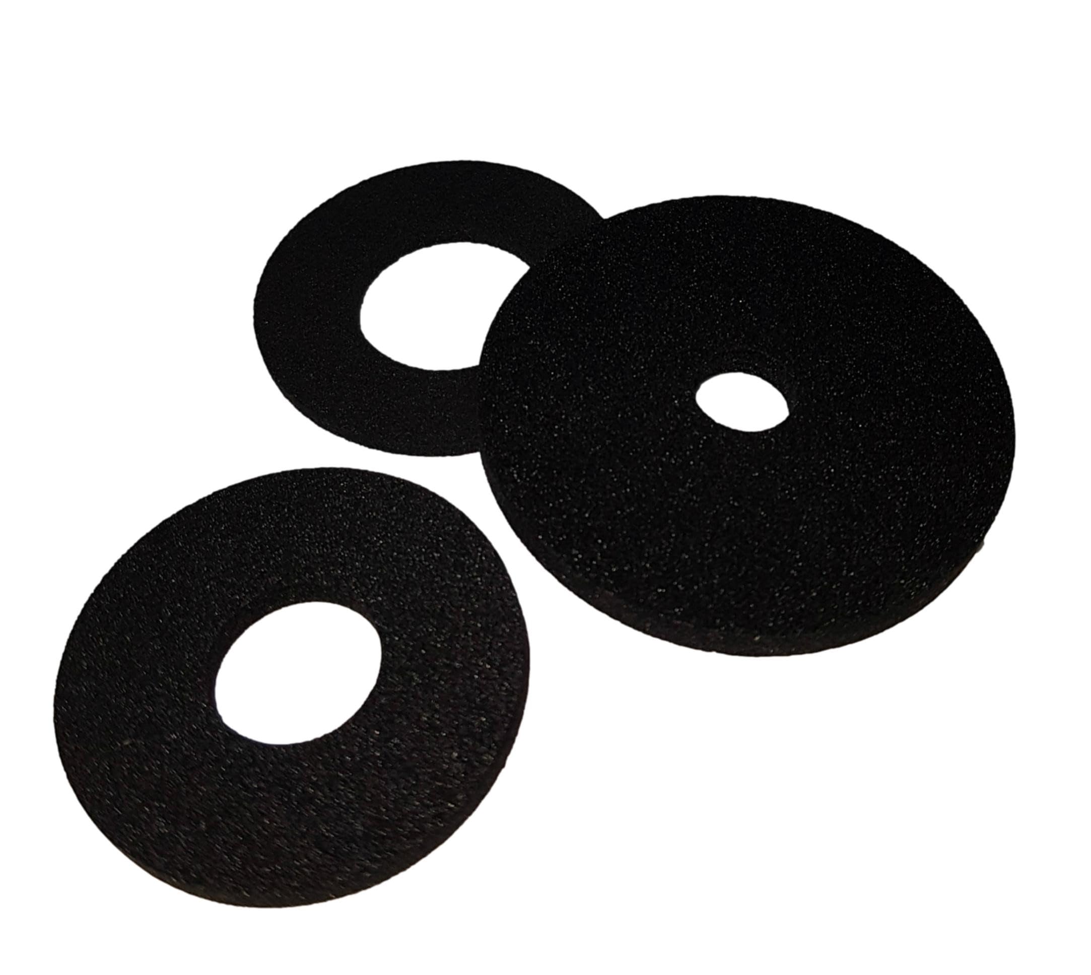 Sponge Neoprene Rubber Washer - Size; 4mm Thick - 40mm Inside Diam x 50mm Outside Diam