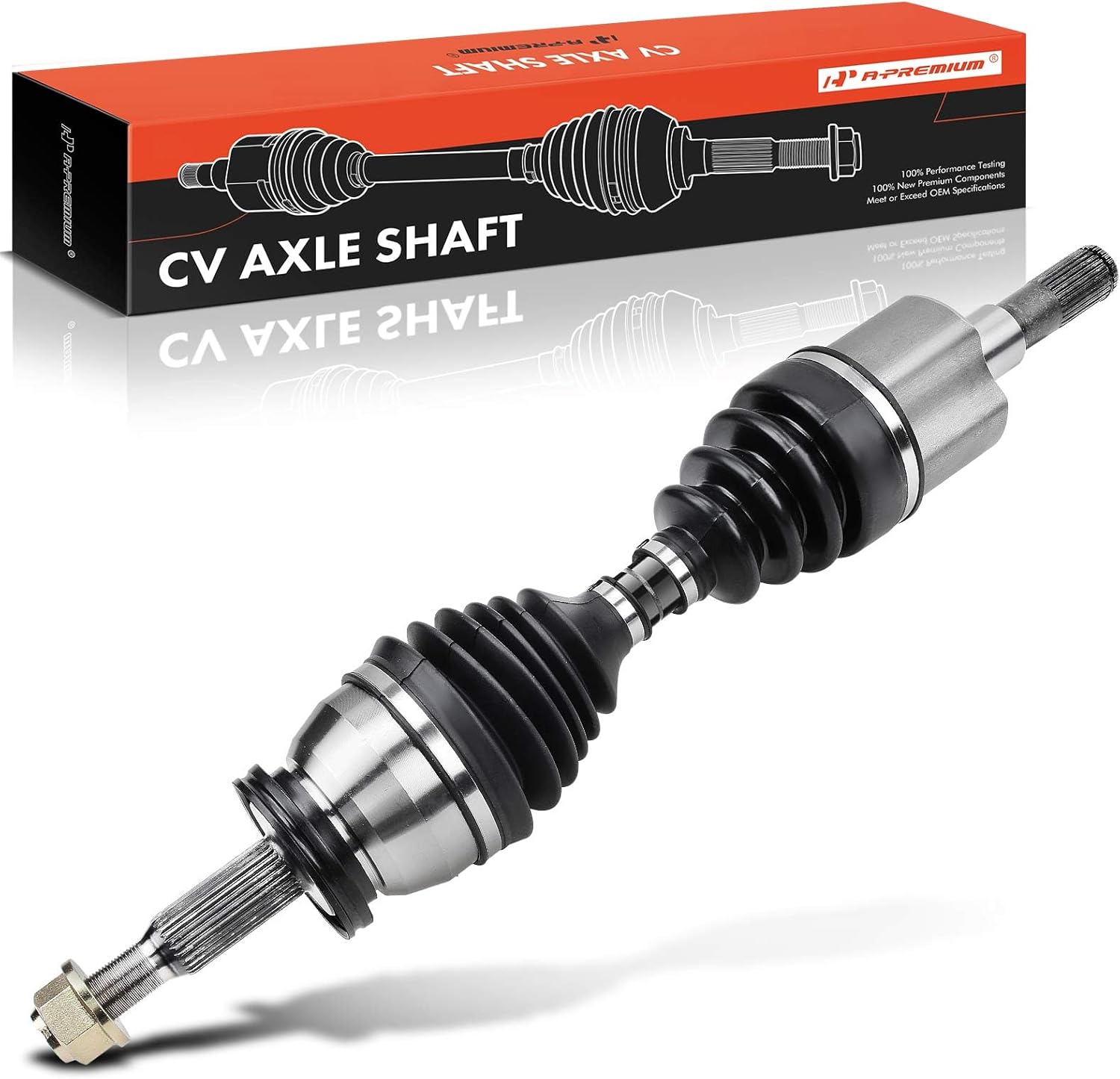 A-Premium CV Axle Shaft Assembly Compatible with Ford Ranger, Explorer, Explorer Sport & Mazda B2300, B3000, B4000 & Mercury Mountaineer, Front Left Driver Side, Replace# F5TZ3B436A, 66-2101 Front Driver Side