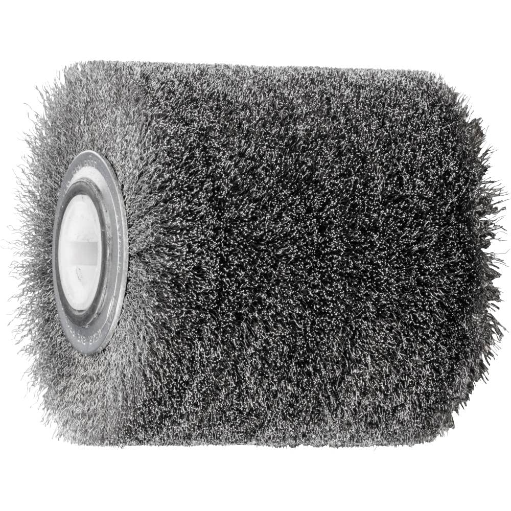 PFERD TOOLS Walzenbürste WBU 100x100x19,1mm Bohrung Edelstahl-Draht- 0,20 43509003 für Satiniermaschinen Ungezopft; Besatzmaterial Inox 0,20 Mm 100