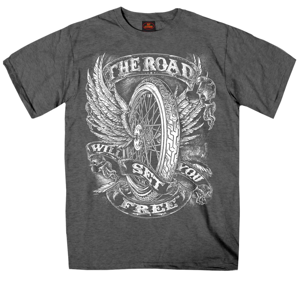 Hot LeathersMen's Flying Wheel T-Shirt