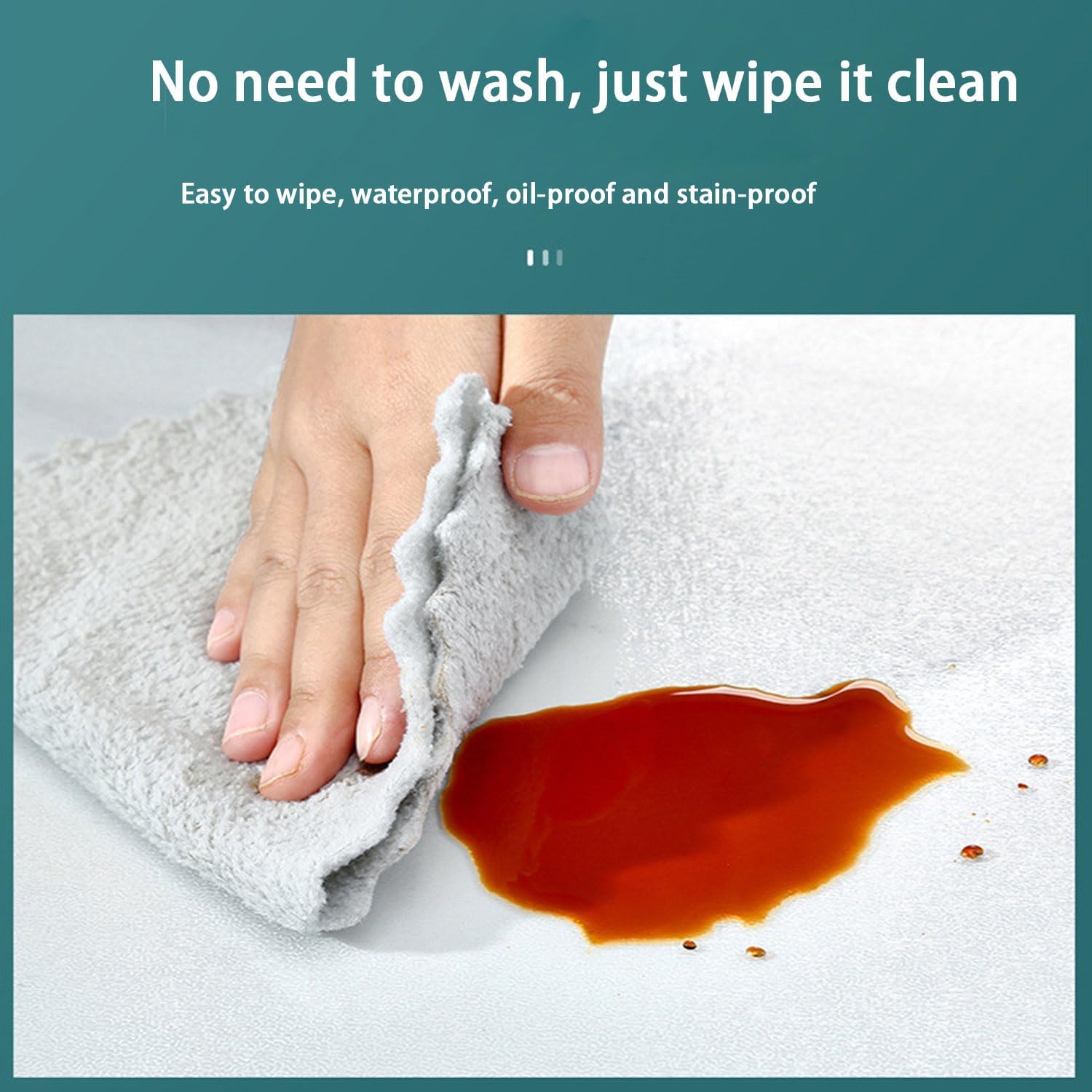 Table Protectors, Rectangular PVC Dining Tabletop Protector Mat, Clear Plastic Table Cover, Waterproof Wipeable Table Cover for Kitchen Dining Table Desk2mm, 40x165cm/16x65in