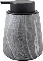 Vista 8 de Dispensador de Jabón de Manos de Espuma Blanco - Dispensador de Jabón Espumoso de Cerámica de 12 Oz con Bomba Negra Fácil de Presionar