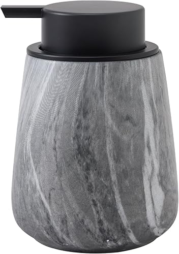 Miniatura 9 de Dispensador de jabón líquido de cerámica de 12 onzas - Dispensador moderno de loción y jabón de manos con bomba negra fácil de presionar, Verde