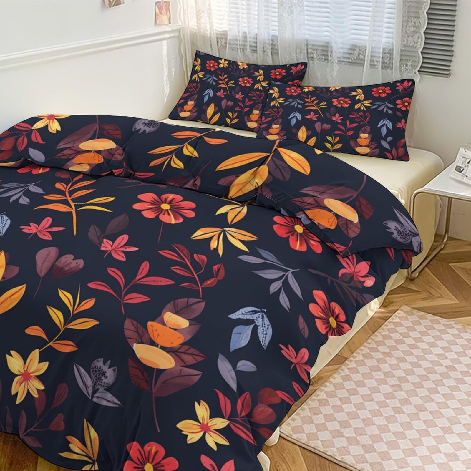 Parure de lit réversible en microfibre pour éviter la chaleur et dormir au frais