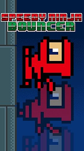 Speedy Ninja Bouncer - Invincible 8 Bit Retro Wall Brick Ninjump Raiders