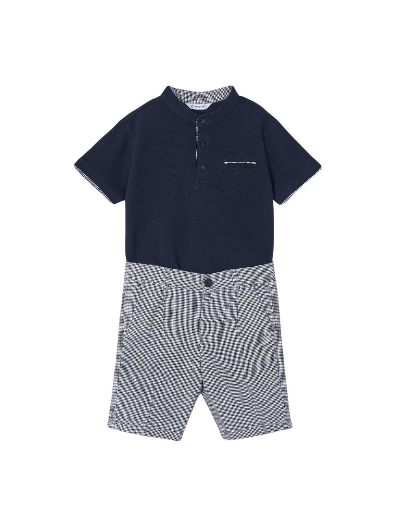 Mayoral Conj. Bermuda Lino Polo para niño